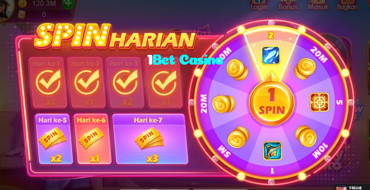 available types of 1Bet Casino bet including pre-match live express and system bets