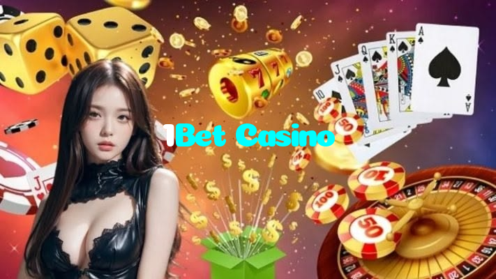 1Bet Casino casino presented on mobile device in Pakistan with slots and live games